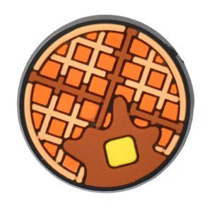 Waffles with syrup croc charm